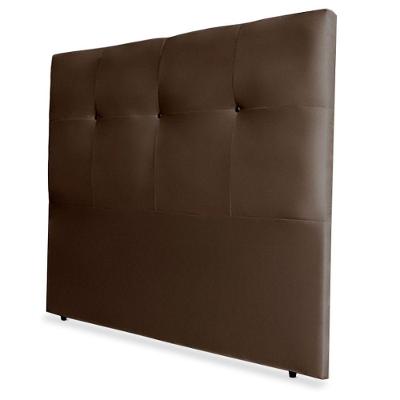 Cabeceira Casal Sofia Cama Box 140cm Marrom Chocolate