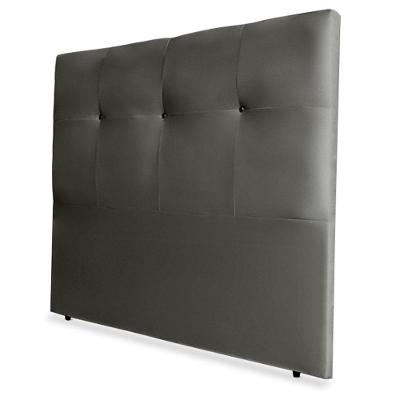 Cabeceira Casal Sofia Cama Box 195cm Cinza
