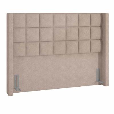 Cabeceira Cama Box Casal 140Cm Pisa P02 Linho Areia
