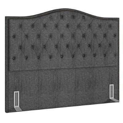 Cabeceira Cama Box Casal Queen 160Cm Siena P02 Linho Cinza