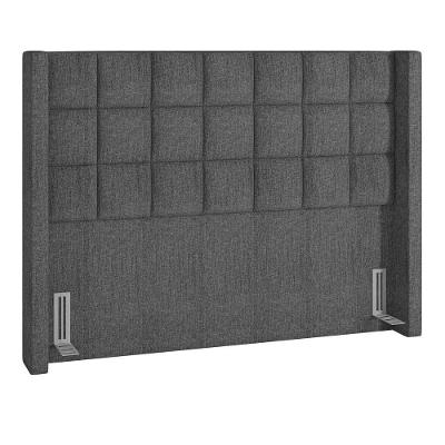 Cabeceira Cama Box Casal 140Cm Pisa P02 Linho Cinza