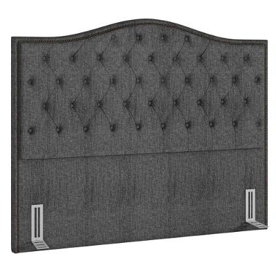 Cabeceira Cama Box Casal 140Cm Siena P02 Linho Cinza