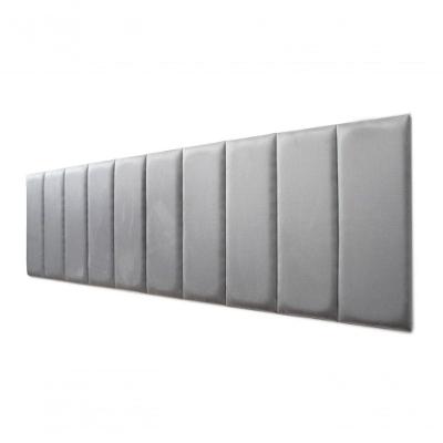 Placas Cabeceira King 200cm X 60cm 10 Placas Suede Cinza