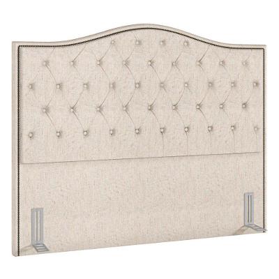 Cabeceira Cama Box Casal 140Cm Siena P02 Linho Cru