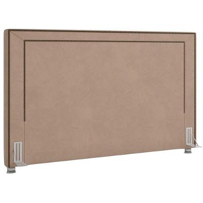 Cabeceira Cama Box Casal Queen 160cm P05 Berlim Veludo Bege
