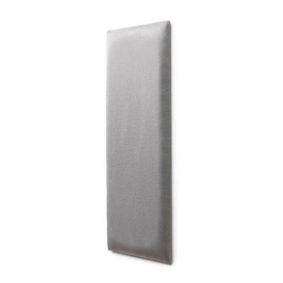 Placa Cabeceira 20cm X 60cm Unidade Suede Cinza