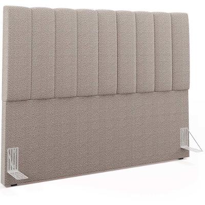 Cabeceira Cama Box Casal Queen 160cm Dália W01 Bouclê Bege