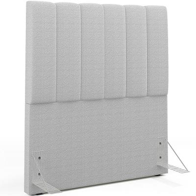 Cabeceira Cama Box Solteiro 100cm Dália W01 Bouclê Cinza