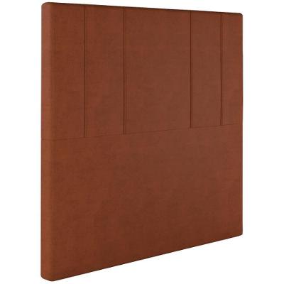 Cabeceira Solteiro 88 Cm Madrid Veludo Terracota Soon Terracota