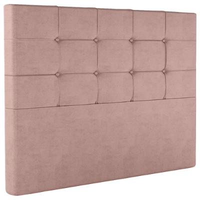 Cabeceira Casal 138 Cm Berlin Veludo Rose Soon Rose