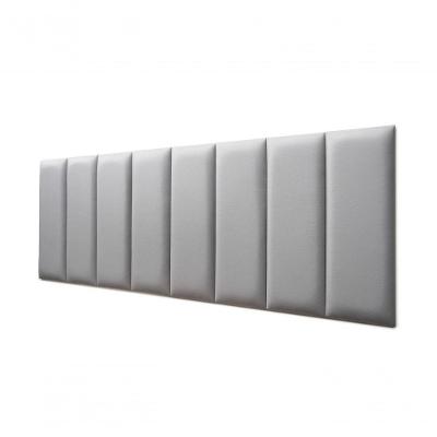 Placas Cabeceira Queen 160cm X 60cm 8 Placas Courino Cinza