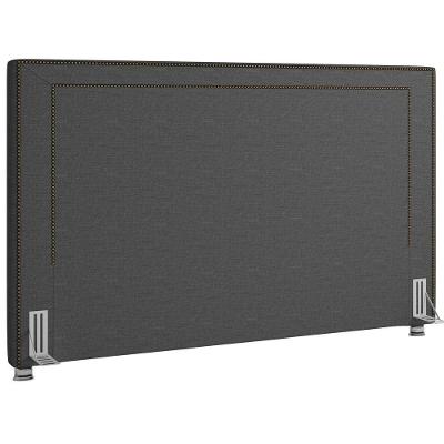 Cabeceira Cama Box Casal 140cm P05 Berlim Cinza Escuro