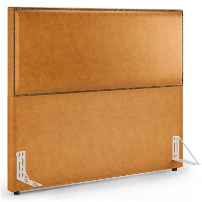 Cabeceira Box Casal Com Tachas 160 Cm Vicenza L02 Whisky