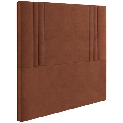 Cabeceira Solteiro 88 Cm London Veludo Terracota Soon Terracota