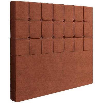 Cabeceira Casal 138 Cm Lots Veludo Terracota Soon Terracota