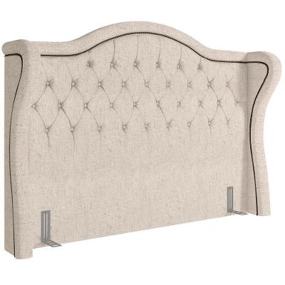 Cabeceira Cama Box Casal 140cm P05 Lisboa Linho Bege Claro
