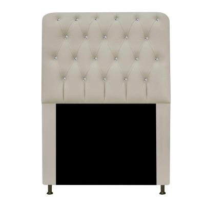 Cabeceira Solteiro 90 Cm Para Cama Box Corano Bege