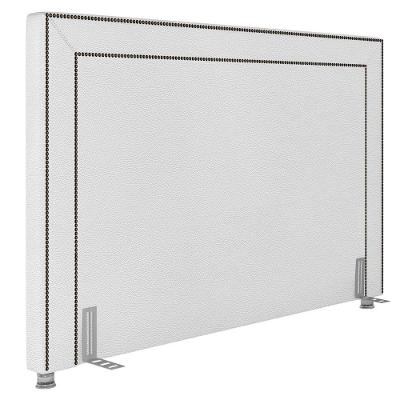 Cabeceira Cama Box Casal King 195Cm Mali Sintético Branco