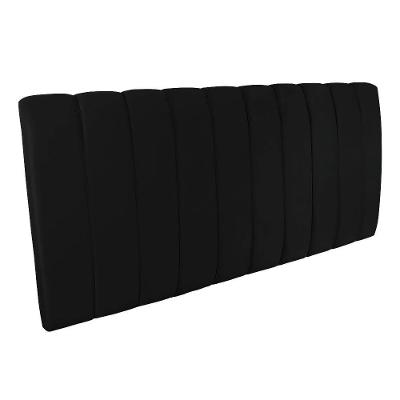 Cabeceira Painel Olivia Queen 160 Cm Veludo Preto D'rossi