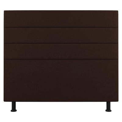 Cabeceira Cama Box Casal Queen Size Malik 160cm Suede Marrom - Abmaza