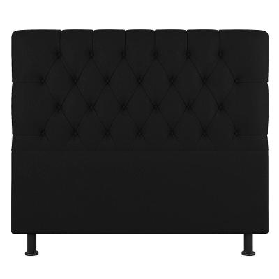 Cabeceira Cama Box Casal Queen Size Nice 160cm Suede Preto - Abmaza