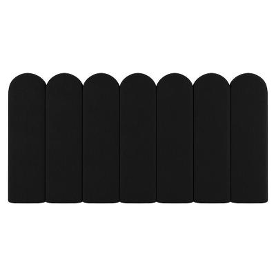 Painel Cabeceira Cama Box Casal Queen Size Lana 160cm Linho Preto - Abmaza