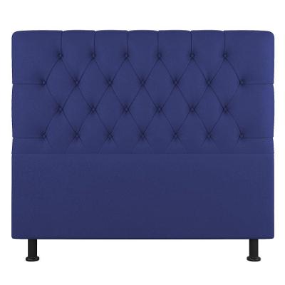 Cabeceira Cama Box Casal Queen Size Nice 160cm Suede Azul - Abmaza