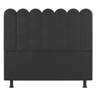 Cabeceira Cama Box Casal Queen Size Lana 160cm Linho Cinza - Abmaza