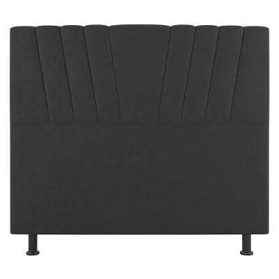 Cabeceira Cama Box Casal Queen Size Dublin 160cm Linho Cinza - Abmaza