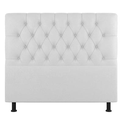 Cabeceira Cama Box Casal Queen Size Nice 160cm Sintético Branco - Abmaza