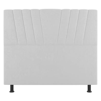 Cabeceira Cama Box Casal Queen Size Dublin 160cm Sintético Branco - Abmaza