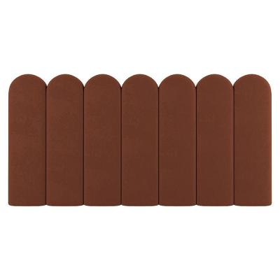 Painel Cabeceira Cama Box Casal Queen Size Lana 160cm Suede Terracota - Abmaza