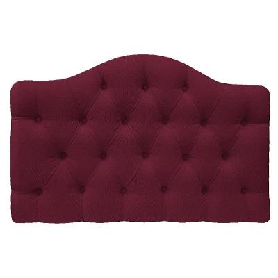Cabeceira Suspensa Imperatriz 195 Cm King Size Suede Bordô