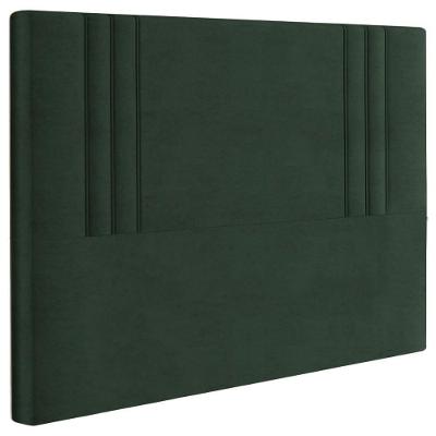 Cabeceira Casal 138 Cm London Veludo Verde Soon Verde