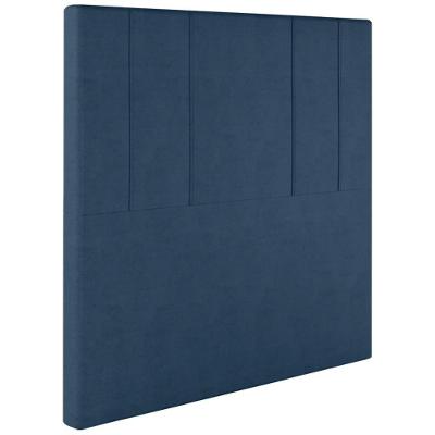 Cabeceira Solteiro 88 Cm Madrid Veludo Azul Soon Azul