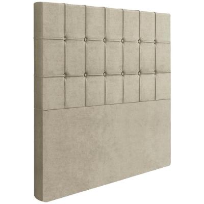 Cabeceira Solteiro 88 Cm Lots Veludo Bege Soon Bege
