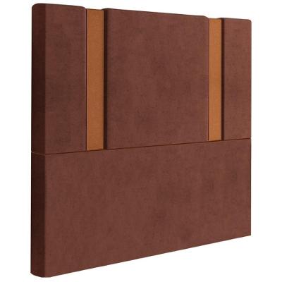 Cabeceira Solteiro 88 Cm Veron Veludo Terracota Soon Terracota