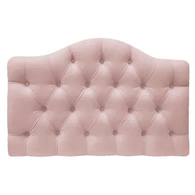 Cabeceira Suspensa Imperatriz 195 Cm King Size Suede Rosê