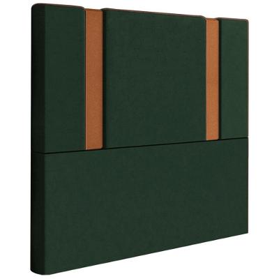Cabeceira Solteiro 88 Cm Veron Veludo Verde Soon Verde