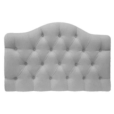 Cabeceira Suspensa Imperatriz 90 Cm Solteiro Suede Cinza