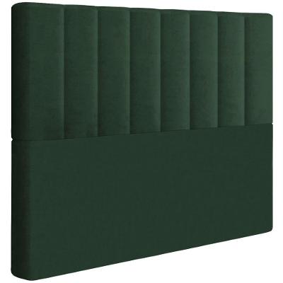 Cabeceira Casal 138 Cm Dubai Veludo Verde Soon Verde