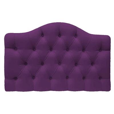 Cabeceira Suspensa Imperatriz 195 Cm King Size Suede Roxo