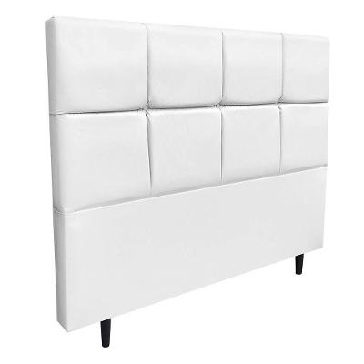 Cabeceira Roma Para Cama Box Queen 160Corino Branco-D'Rossi