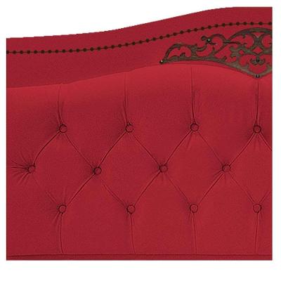 Cabeceira Yasmim 195 Cm King Size Suede Vermelho
