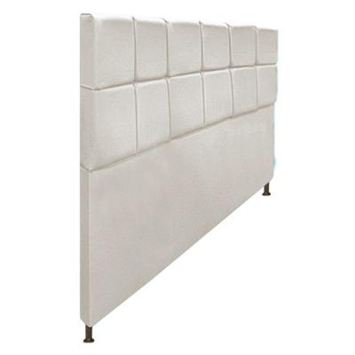 Cabeceira Damares 195 Cm King Size Com Botonê Suede Bege