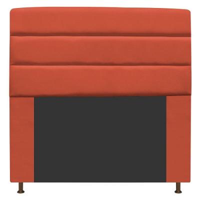 Cabeceira Turim 140 Cm Casal Suede Terracota