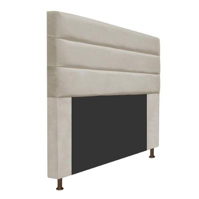 Cabeceira Turim 195 Cm King Size Suede Bege