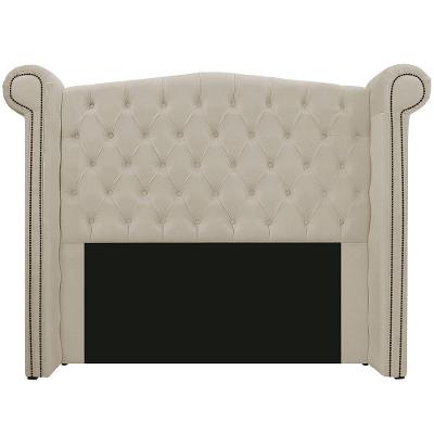 Cabeceira Veneza 160 Cm Queen Size Suede Bege