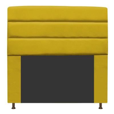 Cabeceira Turim 195 Cm King Size Suede Amarelo