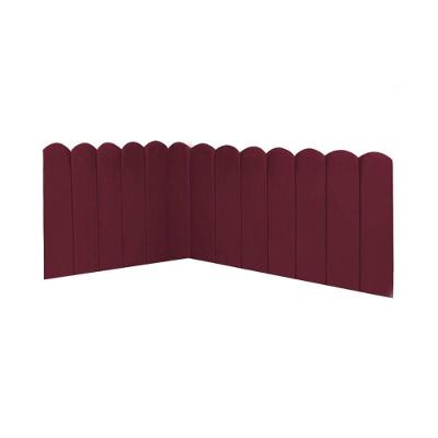 Cabeceira Painel Cama Solteiro Box Nuvem Suede Sandy 90 Cm :bordô